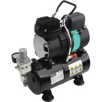 Airgoo AG-326 Deluxe Airbrush Compressor with Two Cooling Fans and 3L Air Tank, Regulator, Moisture Trapper for Hobbies, Tattoo, Gra