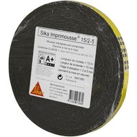 Joint d'étanchéité en bande comprimée pour fenêtres et menuiseries- Imprimousse 15/2-5mm-Pose simple et rapide-Anti-vibration-Isolation Phonique et