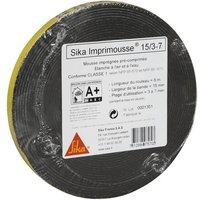 Joint d'étanchéité en bande comprimée pour fenêtres et menuiseries- Imprimousse 15/3-7mm-Pose simple et rapide-Anti-vibration-Isolation Phonique et
