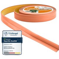 Plinthe Souple Adhésive-Moulure de finition pour cuisine salle de bain-Ruban d'étanchéité PVC-Flexible Etanche Décoratif-10 mm x 10 mm (Couleur de la