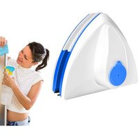 Lave Vitre Magnétique (3-8 mm) Nettoyeur Nettoyant à vitres Double Face Verre latéral Outils d'essuie-Glace avec Corde Anti-Chute pour épaisseur de
