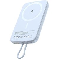Batterie Externe Magnétique Avec Câble Usb-C Intégré, 10000mah 22.5w Sans Fil Power Bank Usb C In & Out, Charge Rapide Pour Iphone 16/15/14/13/12