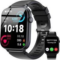 Montre Connectée Homme Femme,1.83""Hd Smartwatch Avec Appel Bluetooth,Montre Sport Avec 100+Sportifs,Smart Watch Avec Podometre Cardio Et
