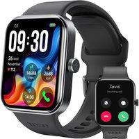S4 Montre Connectée Femme Homme Avec 1.78¿ Écran Smartwatch Ip68 Avec Multiples Fonctions De Santé Et Vie 100+ Modes Sportifs Argenté