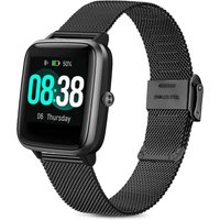 Kalanka-Veryfitpro Id205l Bracelet, 19mm Bracelet Montre Acier Inoxydable Pour Grv Fc1 Idw15 Id205s Id205g Id215g Id216 Ym205l Uwatch3 Ufit Gt Bv205l