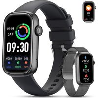 Montre Connectée Homme Femme, 1,75'' Hd Smartwatch Avec Appels Bluetooth, Multitude De Modes Sportifs,Montre Sport Avec Surveiller Cardio, Podometre
