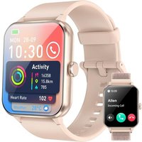 Montre Connectée Femme Homme,Smartwatch, 100+ Modes Sports, Appel Bluetooth, Écran 1.85"", Cardiofréquence/Oxymètre/Analyse Sommeil, Montre Connectée