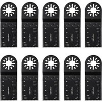 10Pcs Universelle Outil Multifonction Saw Blades Multitool Accessoires de Lames de Scie pour Bois Métal Souple Plastique Outil Multifonction Pour