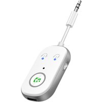 Bluetooth 5.3 Adaptateur Emetteur, 2 en 1 Bluetooth Emetteur Récepteur Prend en Charge 2 Écouteurs, 3,5 mm AUX Jack Emetteur pour TV, Téléphone