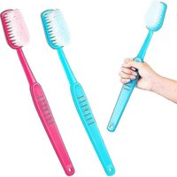 Lot De 2 Brosses À Dents Géantes, Grandes Et Originales, Jouet Amusant Pour Prendre Des Photos, Pour Les Fêtes, Pour Le Toilettage Des Animaux (Bleu,