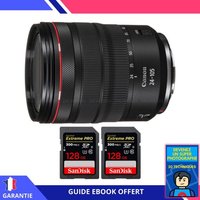 Canon RF 24-105 mm f/4L IS USM + 2 SanDisk 128GB Extreme PRO UHS-II 300 MB/s + Ebook 'Devenez Un Super Photographe