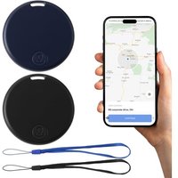 Traceur GPS Bluetooth 5.2 Localisateur Intelligent pour Clés,Portefeuilles,Sacs,Animaux,Valises,Compatible iOS & Android,Alarme Sonore