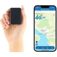 Mini Traceur GPS avec Carte SIM 4G Tracker Global pour Enfants,Bagages,Portefeuille,Voiture avec Aimant,Positionnement Précis et Surveillance en