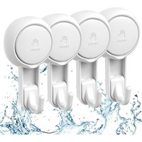 Crochet Ventouse Sous Vide Lot de 4,Ventouse Crochet Puissante Sans Perçage,Crochet Mural à Ventouse salle de bain Résistants Jusqu'à 5 kg s pour la