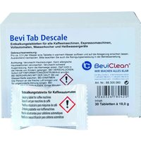 Produits de nettoyage, Détartrants, Pastille detartrage - Bevi TAB Descale