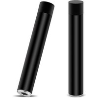 LETNERNY-Lot De 2 Butées De Porte En Acier Inoxydable De 9,5 Cm Pour Intérieur Et Extérieur, Butée De Porte En Métal Avec Embout Amortisseur Sonore,
