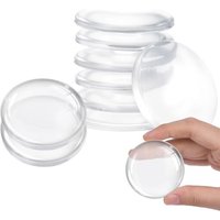 LETNERNY-Lot De 10 Protections Transparentes Pour Poignée De Porte, Butées De Porte Pour Mur, Butée De Poignée De Porte, Haute Transparence,