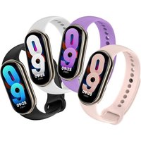 NENV-4 Bracelets En Silicone Compatibles Avec Xiaomi Mi Band 9 Et Mi Band 8 Bracelets De Sport,Souples,Respirants Et À Séchage Rapide Xiaomi Smart