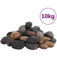 Vidaxl Galets Polis 10 Kg Multicolores 5-8 Cm