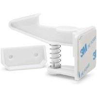 Serrures de sécurité pour armoires Installation facile et sécurité bébé Aucun outil requis, ajustement universel, design invisible, idéal pour les