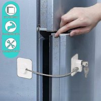 Lot de 2 serrures à combinaison robustes pour réfrigérateur