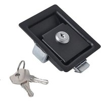 Poignée de verrouillage à palette durable avec clés en acier au carbone pour remorques, boîtes à outils et véhicules ¿ Solution de sécurité