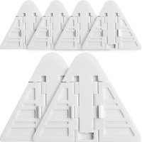 Lot de 6 verrous de sécurité pour portes coulissantes - Installation facile pour sécuriser la maison.