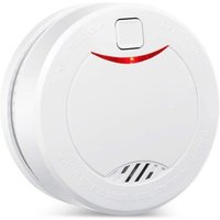Détecteur de fumée fiable avec batterie d'une durée de vie de 10 ans, alarme de 85 dB et bouton de test pour la sécurité de la maison