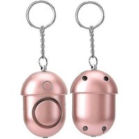 Porte-clés d'alarme de sécurité personnelle 130 dB avec lumière LED