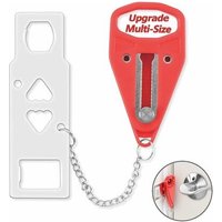Coffre-fort de voyage : Serrure de porte portable pour une sécurité et une confidentialité accrues