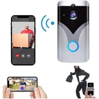 Sonnette sans fil intelligente avec vision nocturne, détection de mouvement et alertes mobiles pour une sécurité domestique renforcée
