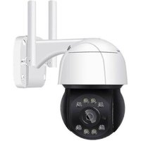 Caméra de sécurité Wi-Fi 3 MP avec vision nocturne infrarouge, PTZ, suivi automatique et audio bidirectionnel ¿ Étanchéité IP66, prise UE