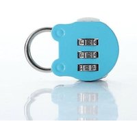 Mini cadenas à combinaison réinitialisable en alliage d'aluminium