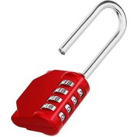 Cadenas à combinaison à 4 chiffres avec anse longue