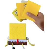Porte-éponge mignon avec éponge de cuisine pour Bob l'éponge éponge de nettoyage de cuisine support pour éponge d'évier de cuisine