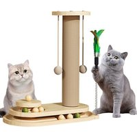Letnerny-Jouet Interactif Pour Chat En Bois, Jouet Pour Chat, Jouet Intelligent, Jouet Pour Chat Intelligent, Balles Interactives Pour Chat, Jouet