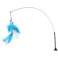 Letnerny-Jouets En Plumes De Chat, 2022 Derniers Bâtons De Plumes De Chat Drôles Interactifs Chase Exerc Ur De Poche En Plumes De Chat Avec Ventouse