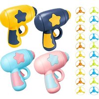 Letnerny-Jouet Interactif Pour Chat, Jouets Interactif Volants Pour Chat Avec 4 Lanceur Et 20 Disques, Ensembles De Jouets Jeu En Hélicoptère Volant