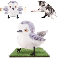 Letnerny-Jouet Pour Chats O Au Battant, Gazouillis De Bécassine Plus Vrai Que Nature, Jouet Activé Par Le Toucher Pour Chats, Électrique Interactif