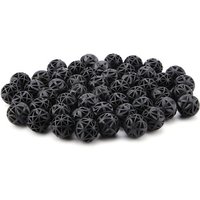 Letnerny-50 Pcs Bio Filtre Poreux Biochemical Ball Filter Media Filtre À Eau Matériau Avec Coton Pour Fish Tank Pond Aquarium Cascade Fontaine(16mm)