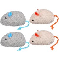 Letnerny-Lot De 4 Jouets De Simulation De Souris Intéressants Pour Chat