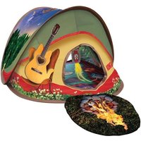 Letnerny-Play Spaces Tente De Glamping Pop-Up Pour Chats ¿ Jouets Suspendus Et Froissés