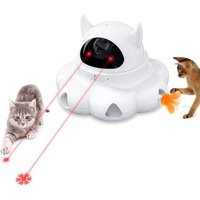 Letnerny-Jouet Interactif Pour Chat, Jouet Électrique 2 En 1, Rechargeable Par Usb, Pour Chatons Et Chiens, Adapté Aux Chats De Tous Âges.