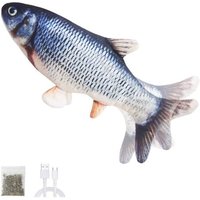 Letnerny-Jouet Pour Chat En Forme De Poisson En Mouvement, Jouet Électrique Interactif Et Amusant À Mâcher Pour Chats (Carpe)