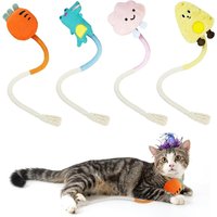 Letnerny-4 Pièces Jouet À Mâcher Pour Chat, Corde À Mâcher Pour Chats, Jouet De Dentition Naturel, Jouet Interactif Pour Chat Dintérieur, Corde En