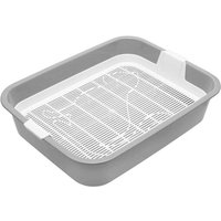 Bac À Litière Pour Chatons,Chatons,Lapins,Cochons D'inde,Première Litière Pour Cages À Petits Animaux,Petite Toilette Pour Jeunes Chats,Bac De