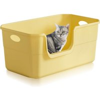 Toilettes Pour Chats Avec Un Bord Haut En Haut 50x35x22 Cm,Big Cat Toilet,Toilettes De Chat Xxl Toilettes De Chatdécouvertes,Big Cattoilet