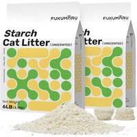 Litière Pour Chats À Base De Manioc,Ultra-Agglomérante,Ingrédients Naturels D'origine Végétale,Anti-Adhésion Au Fond,Faible Poussière,Contrôle Des