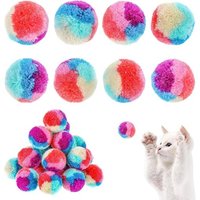 Letnerny-Lot De 30 Balles À Pompons Interactives Pour Chat