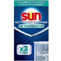 Nettoyant Lave-Vaisselle Classique - 3 Doses - nettoie en profondeur - aide à prolonger la durée de vie de votre machine